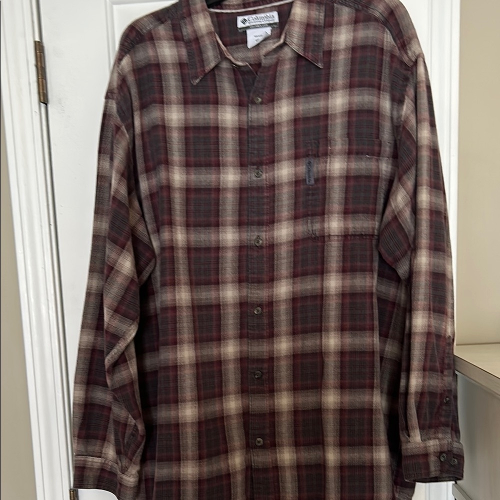Columbia Plaid Button-Down Shirt